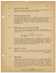Moe Howard's Personally Owned Script for the 1943 Three Stooges Film ''Dizzy Detectives'', with Working Title ''Idiots De Luxe''